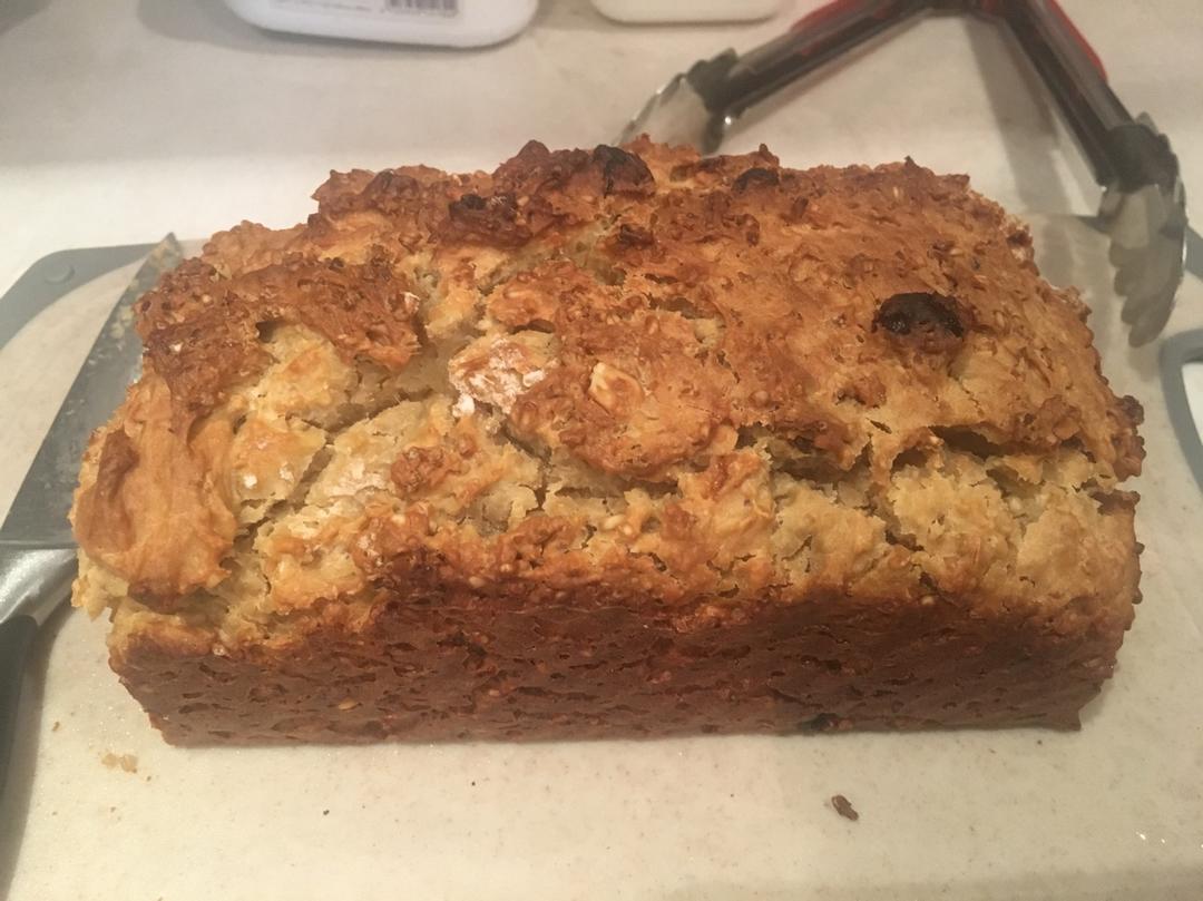 钢切燕麦快手蜂蜜面包丨健康·三餐