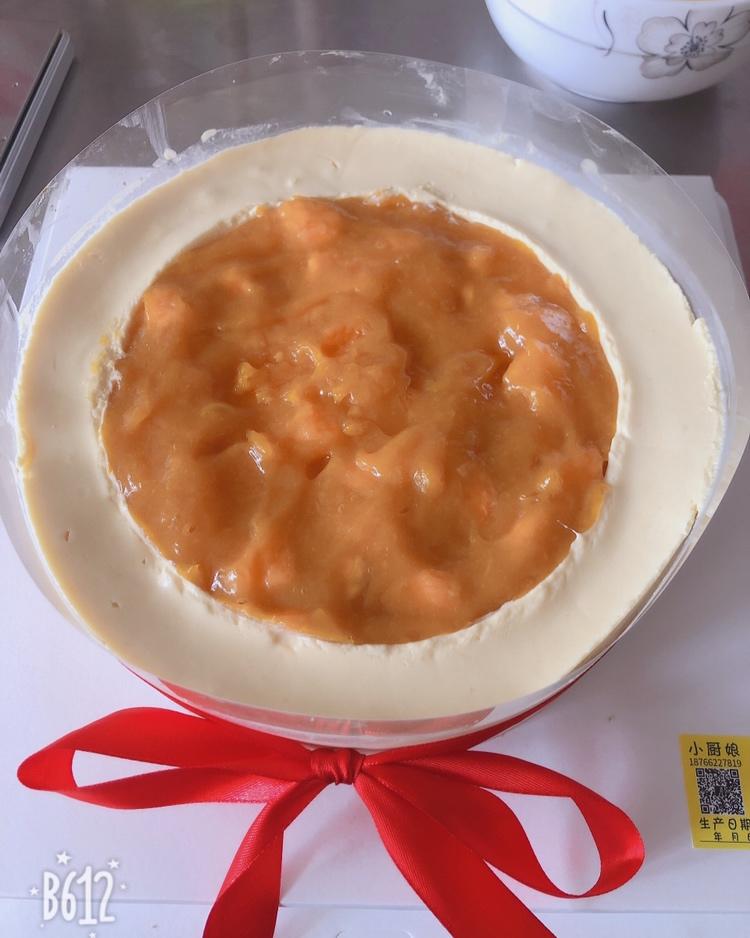 芒果巧克力奶酪慕斯蛋糕（免烤）