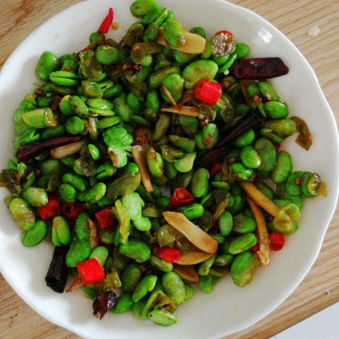 清炒毛豆