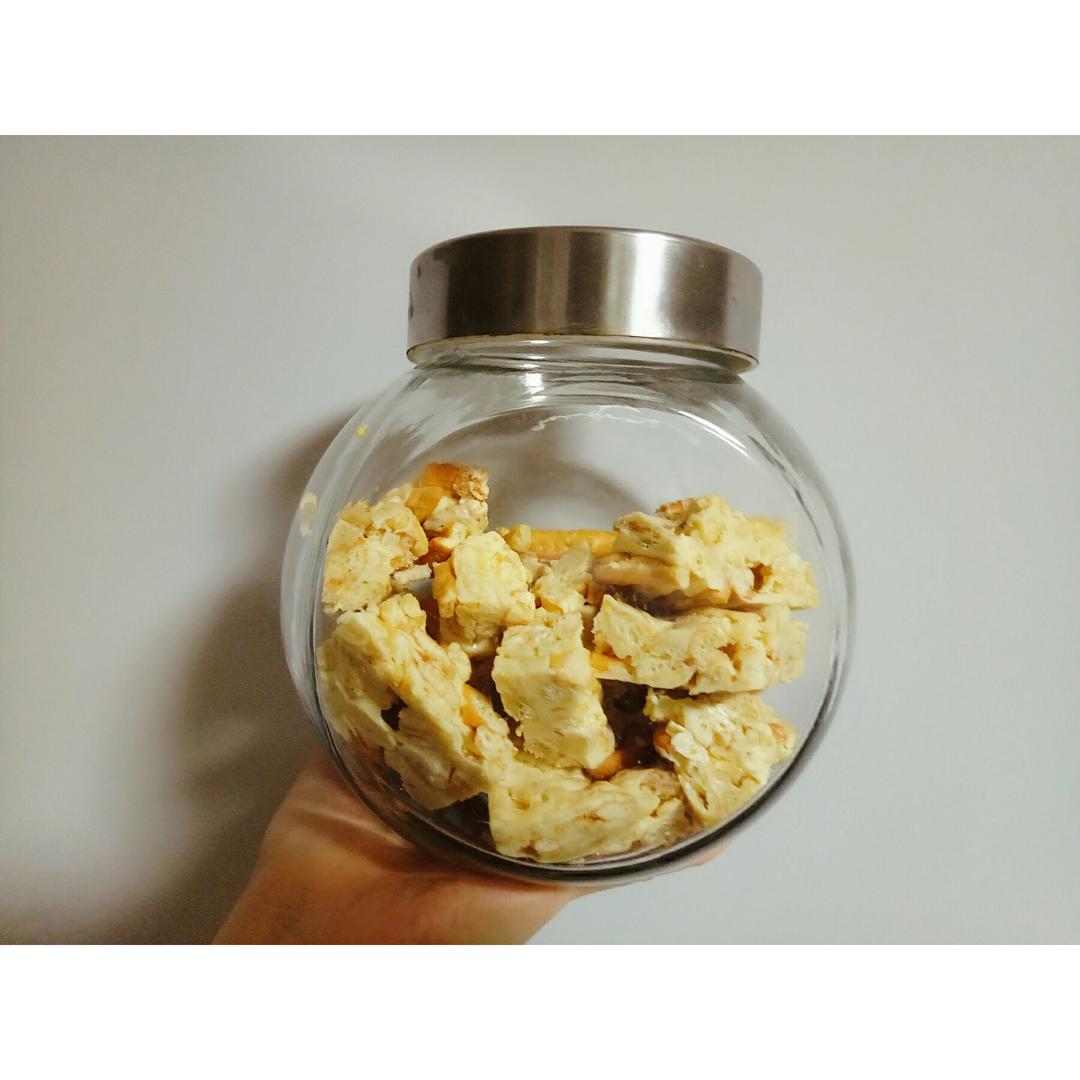 【蔓越莓牛轧糖沙琪玛】无需烤箱的完美结合