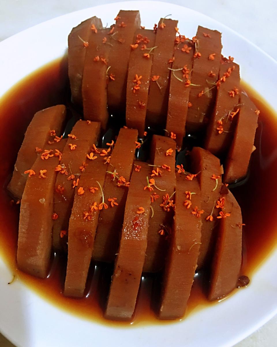 堂妈教你做桂花糯米藕