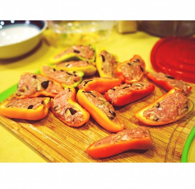 甜椒酿肉的做法步骤图 甜椒酿肉怎么做好吃 发奋图强的missp 下厨房