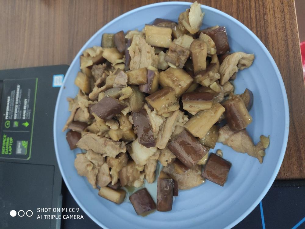 少油版茄子炒肉