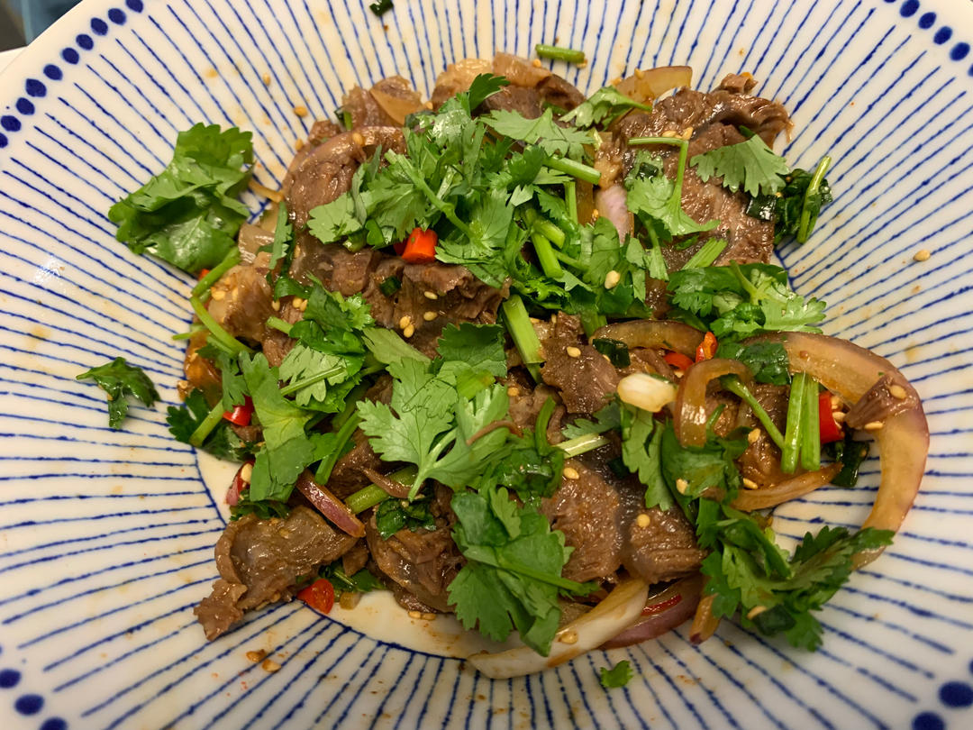 凉拌牛肉（超级下酒菜）