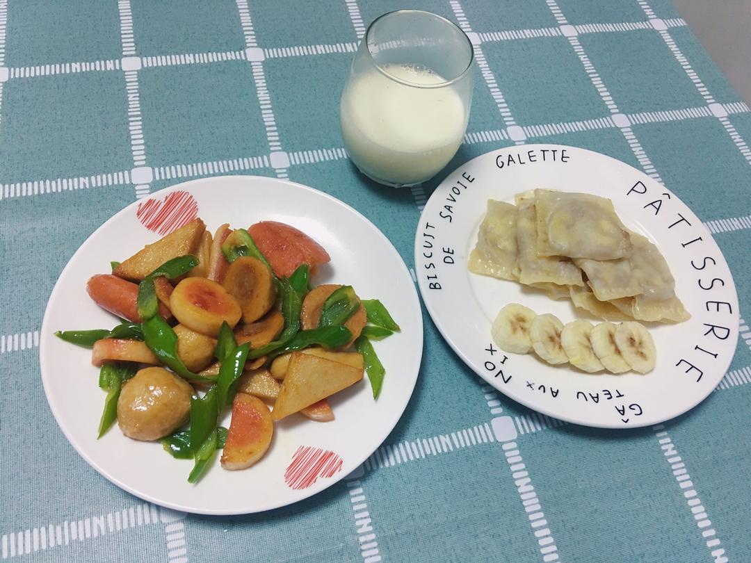 鱼丸炒青椒