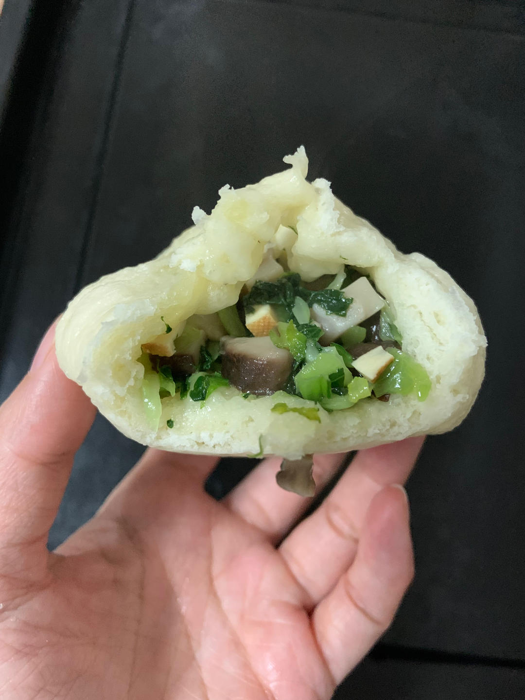 节省一半时间的大包子（另付翠绿菜包子，肉包子，腹黑包子食谱）