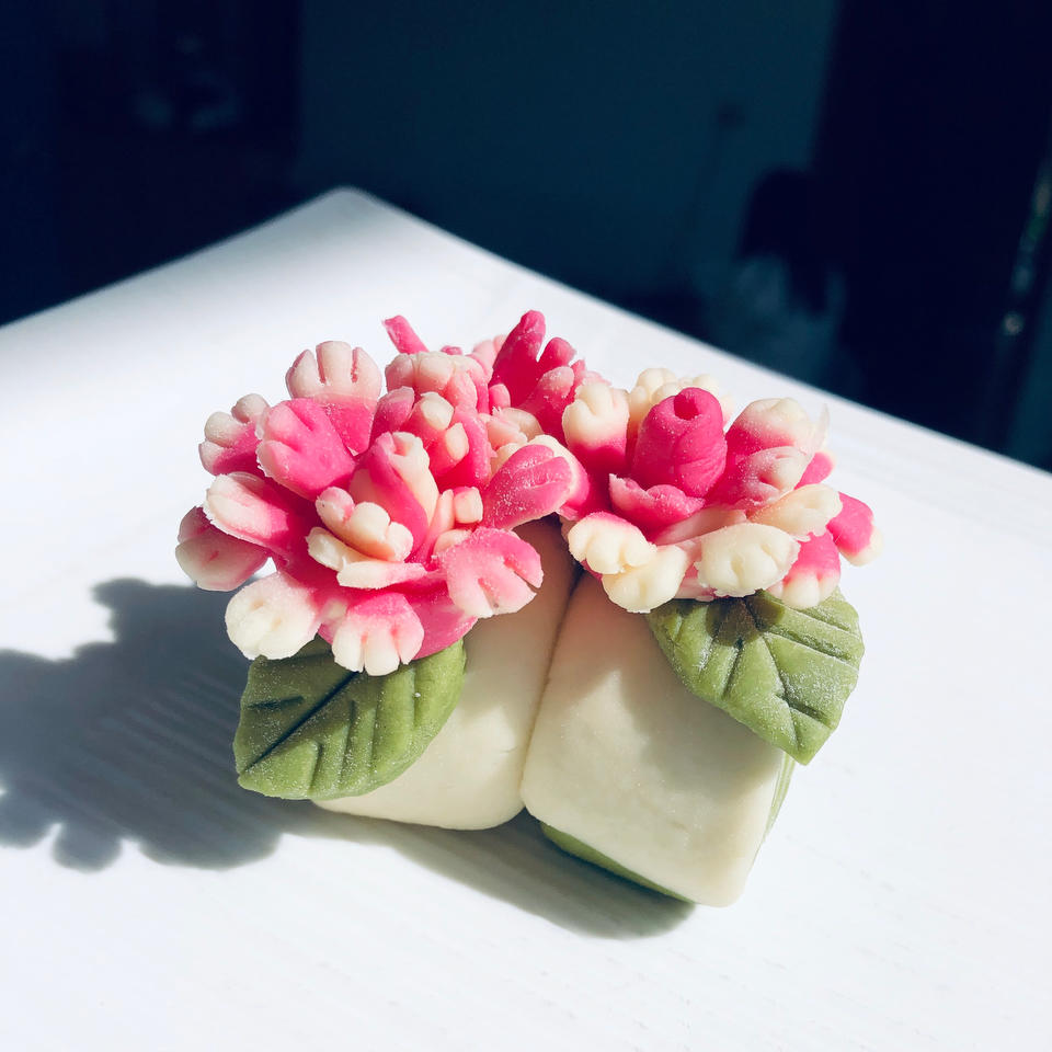 牡丹花包原创超详细版（附新手如何成功做出光滑肌）