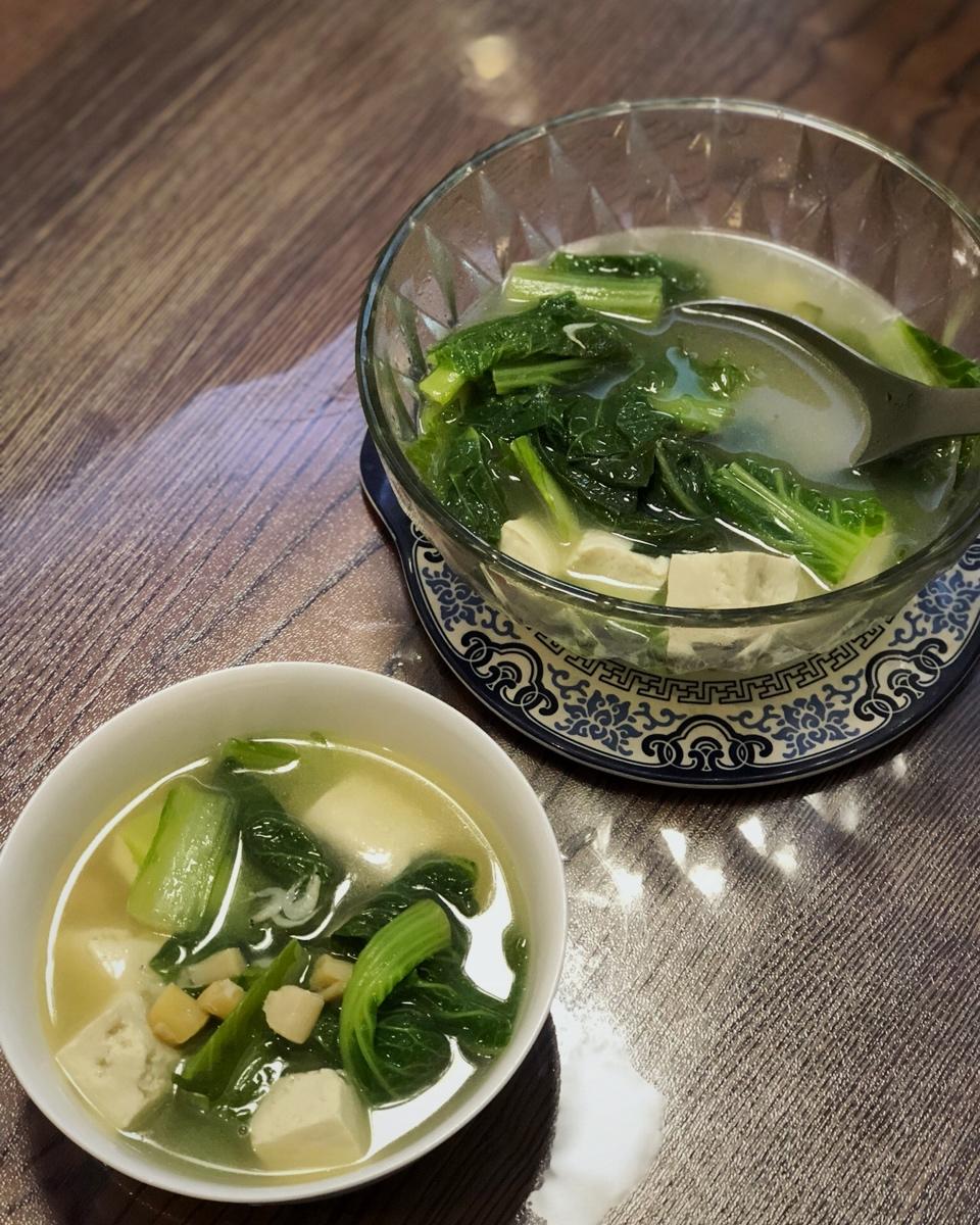 小白菜豆腐