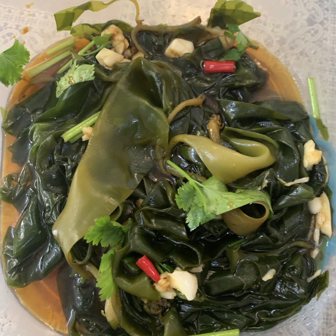 qianzy做的凉拌海带苗