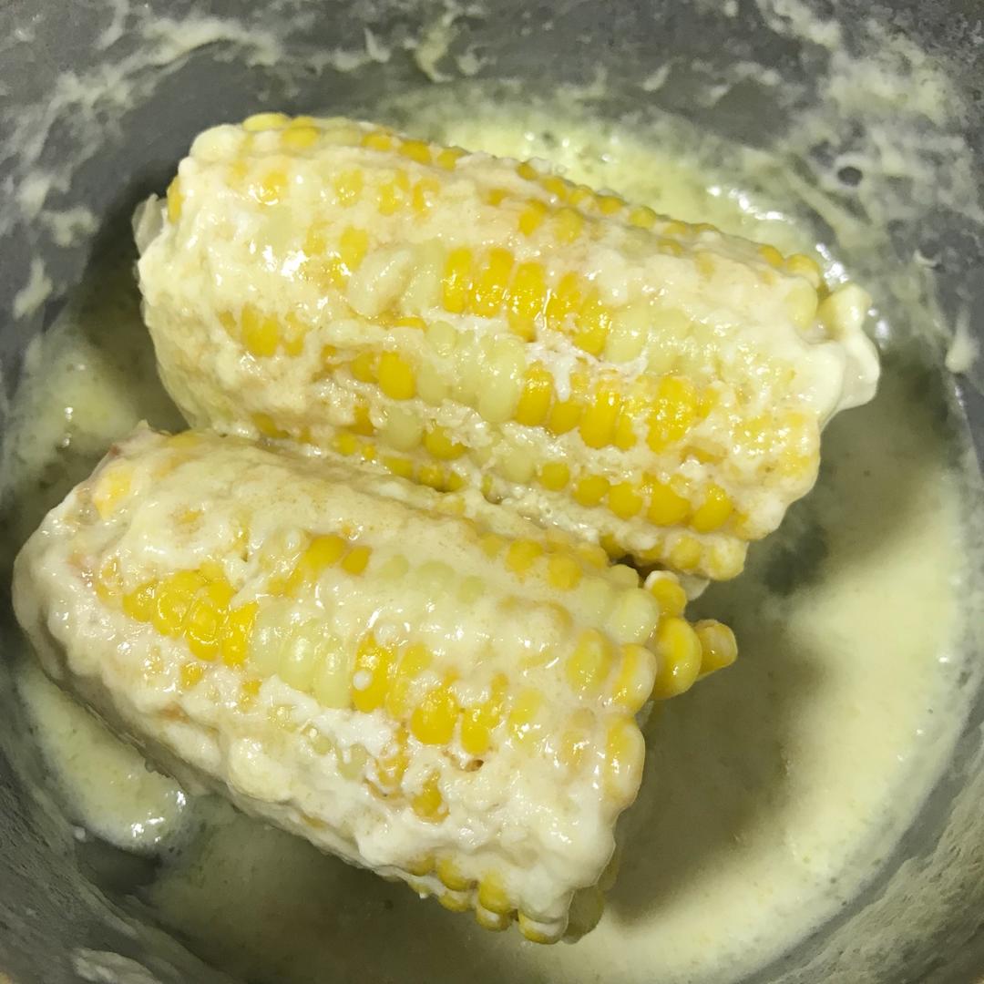 奶香煮玉米