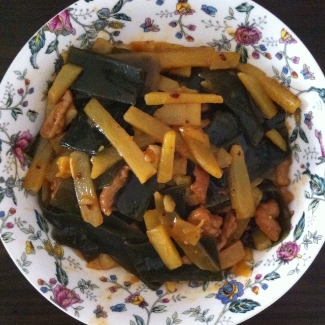 土豆烧海带片