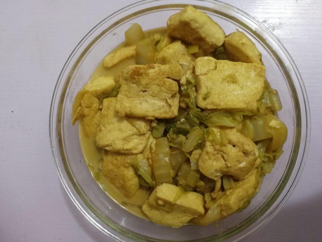 白菜炖冻豆腐