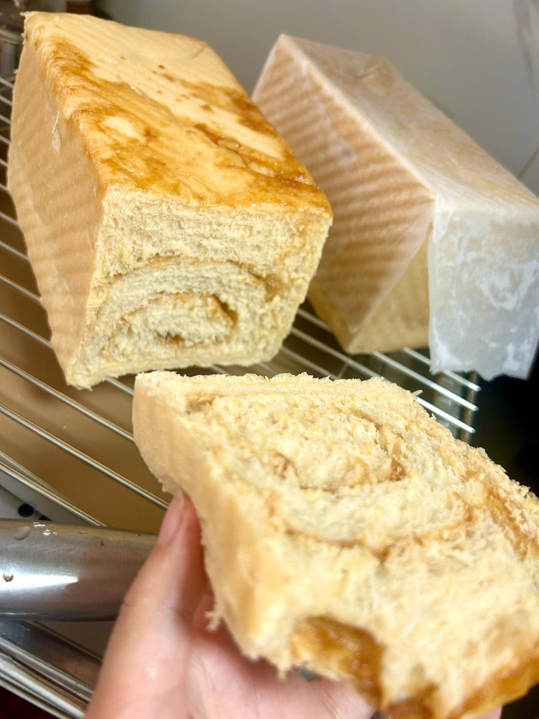 牛奶吐司 蒸吐司！水合法