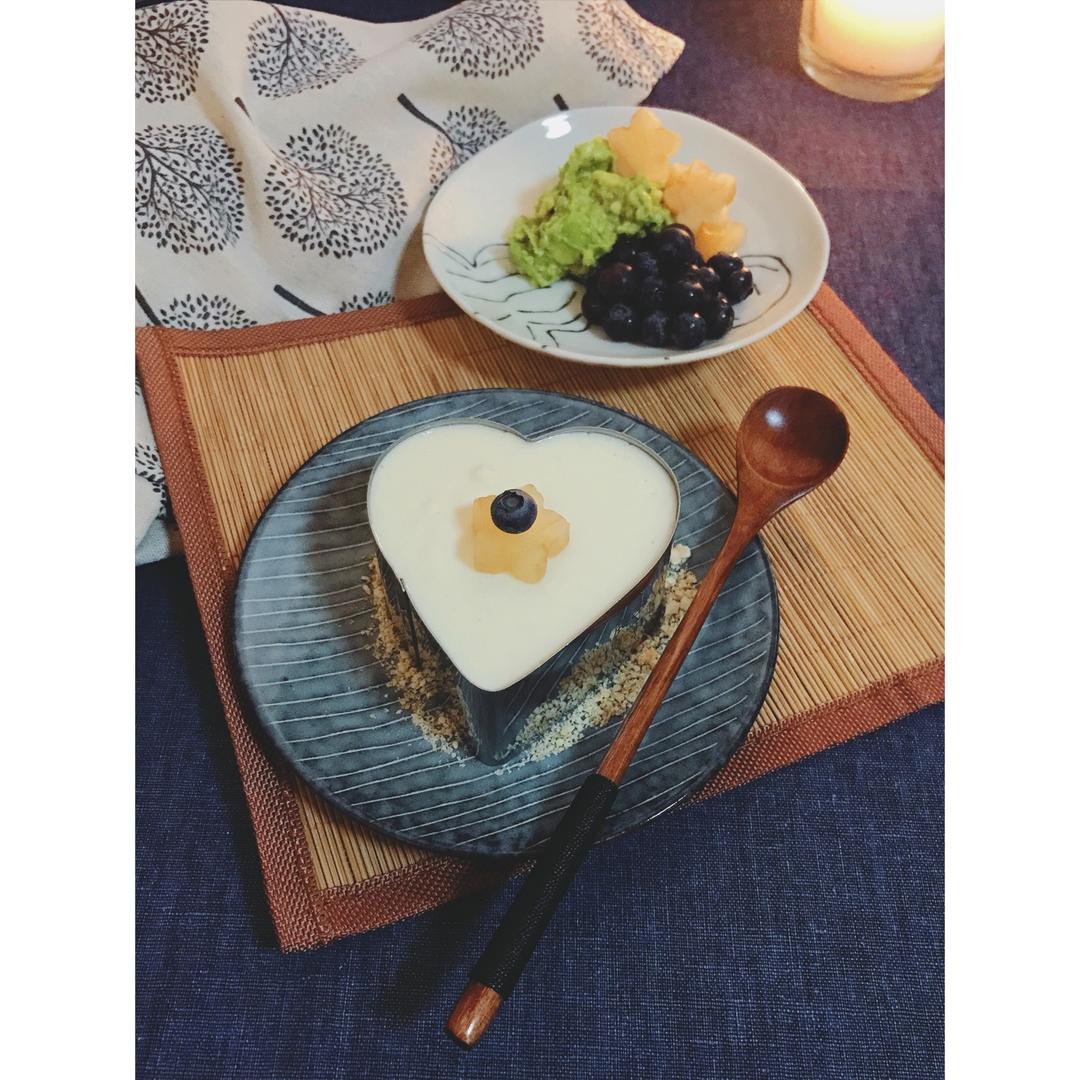 无奶油的豆腐酸奶慕斯蛋糕