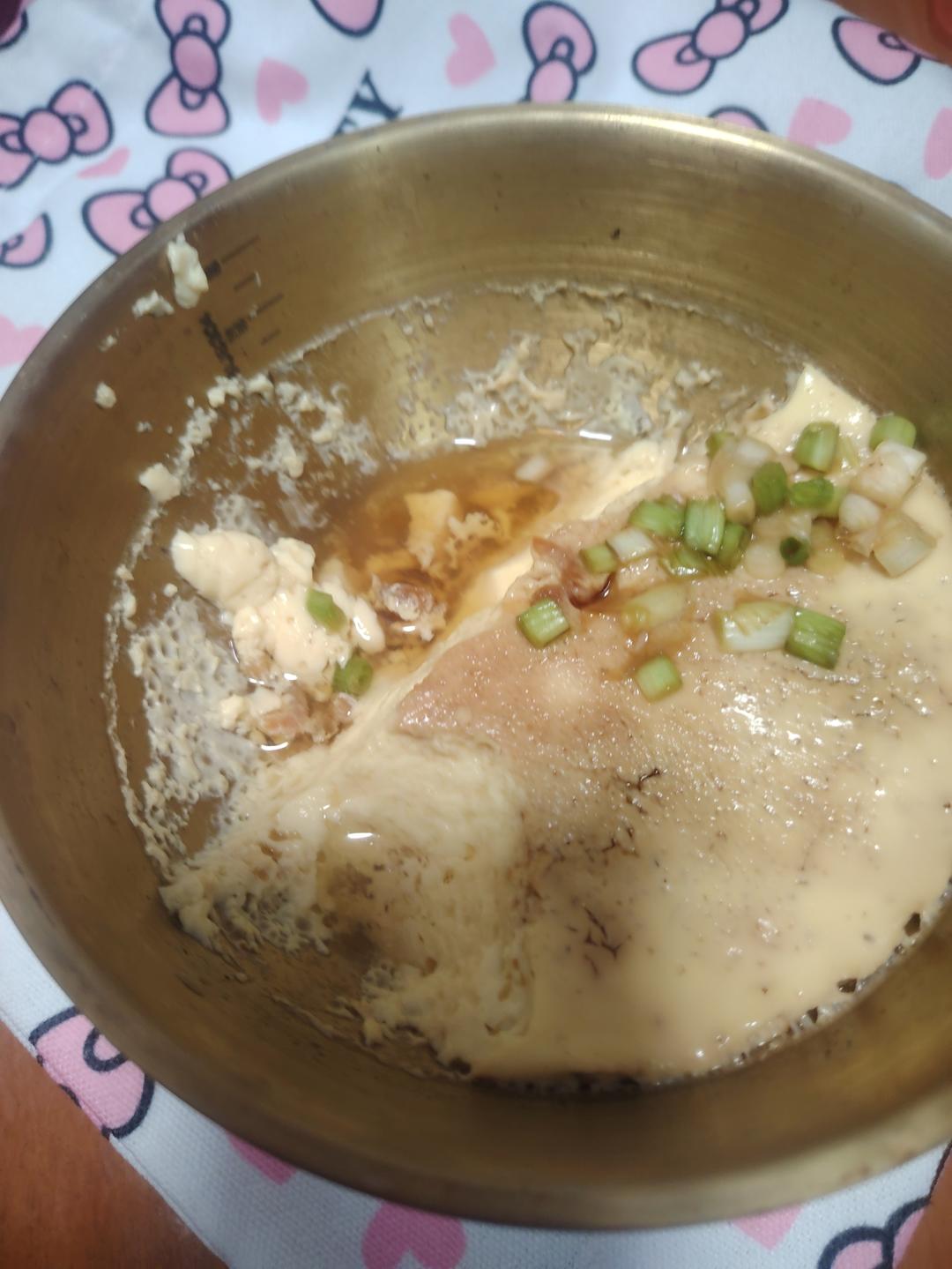 滑嫩的虾仁蛋羹