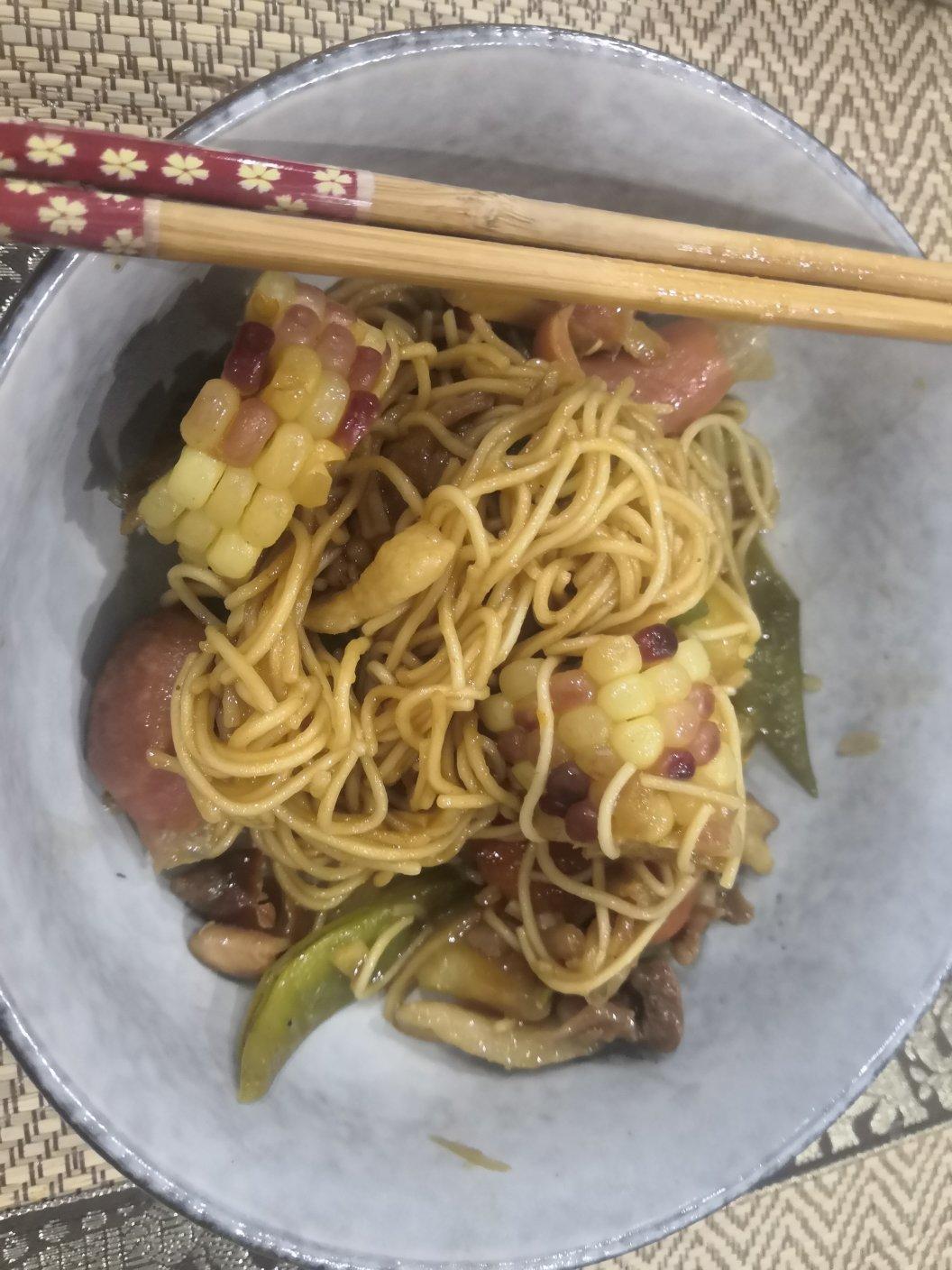 挂面版「河南豆角焖面」