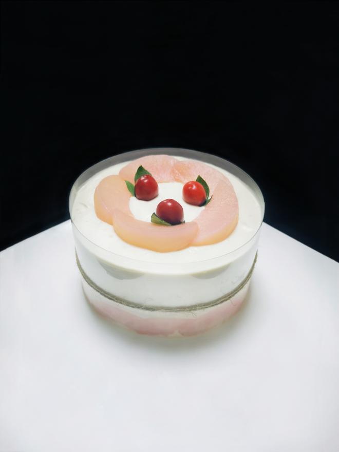 首尔风蜜桃樱桃蛋糕的做法
