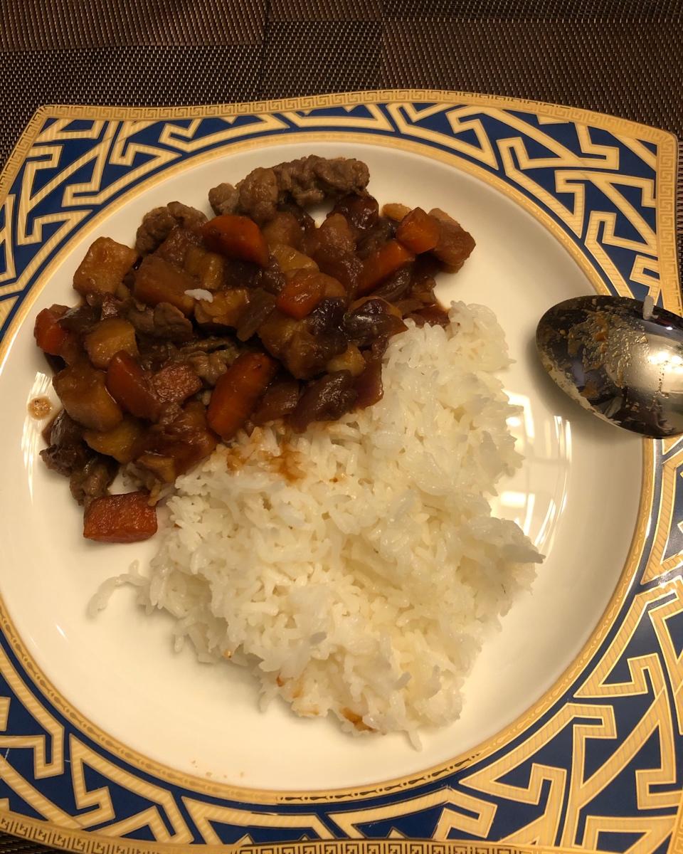 好吃的黑椒肥牛饭