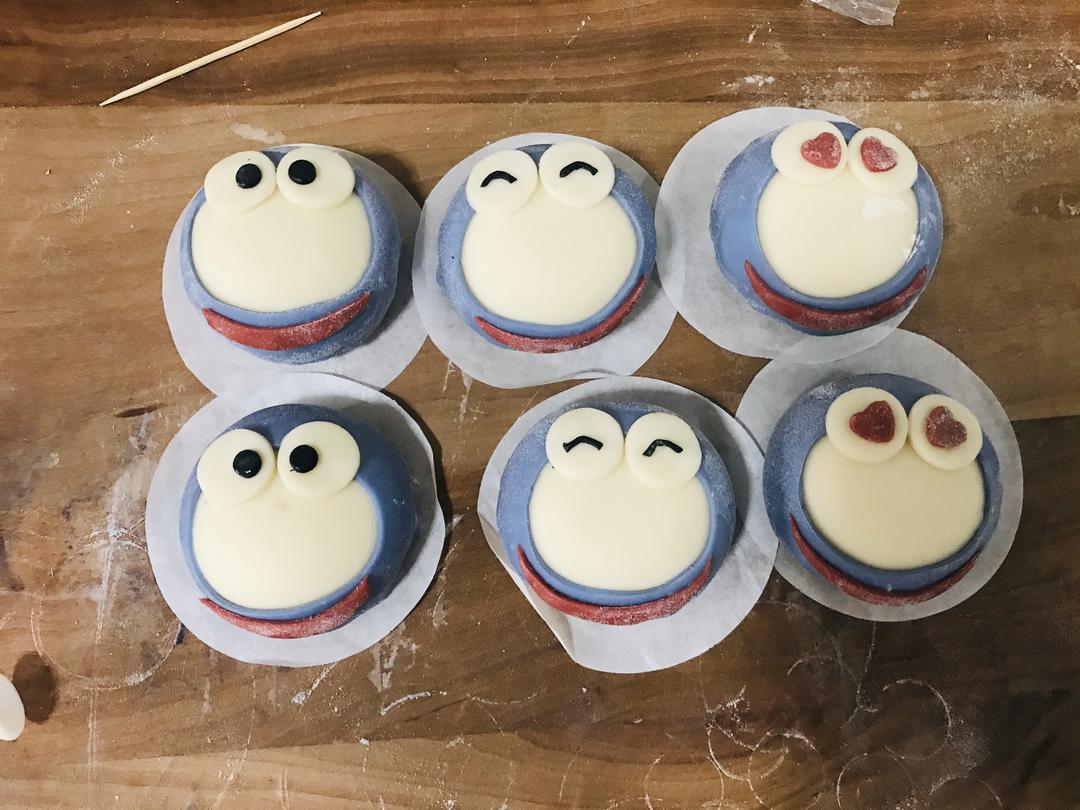 步骤图 叮当猫豆沙包的做法 叮当猫豆沙包的做法步骤 菜谱 下厨房