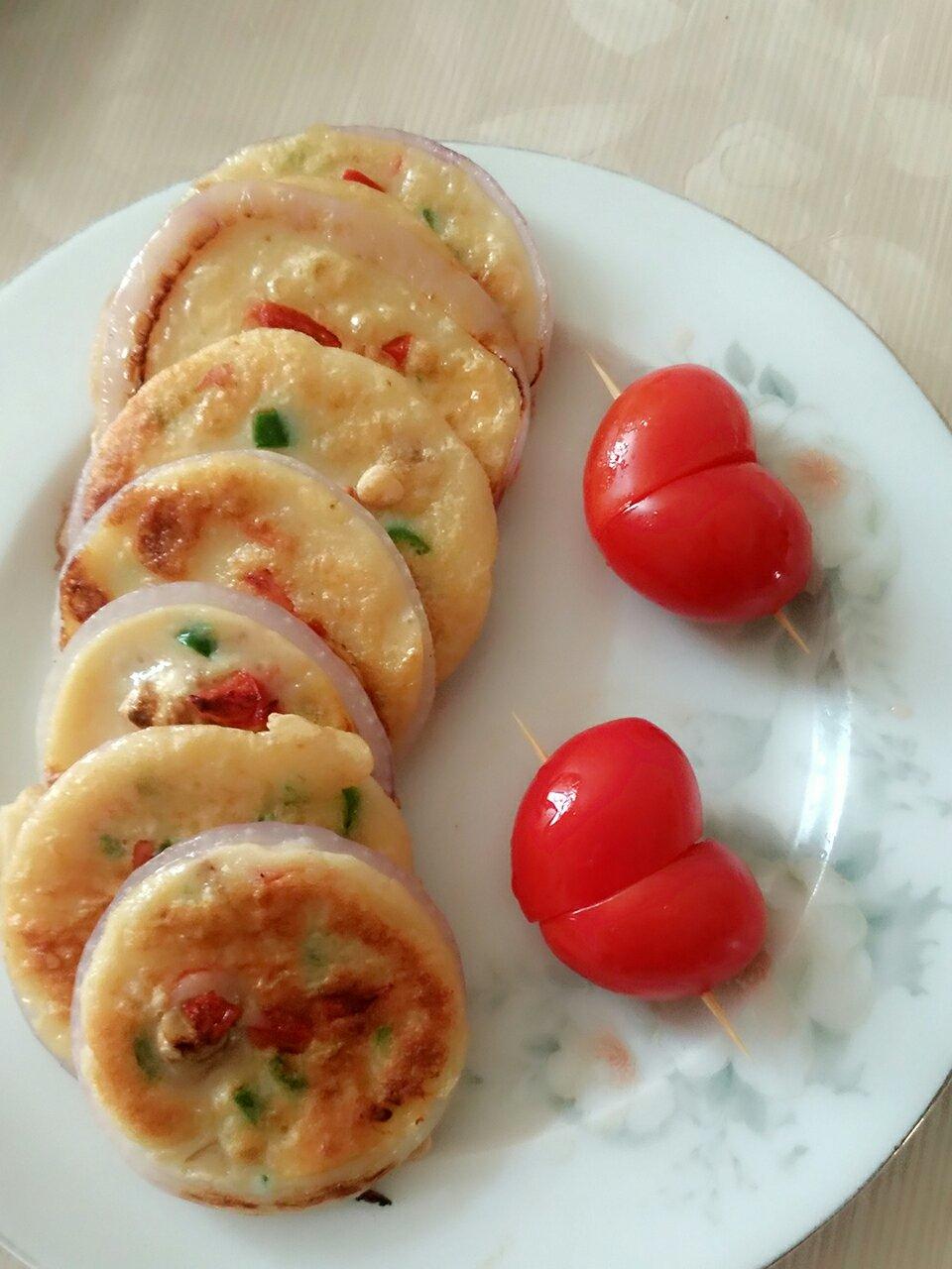 洋葱圈蛋饼