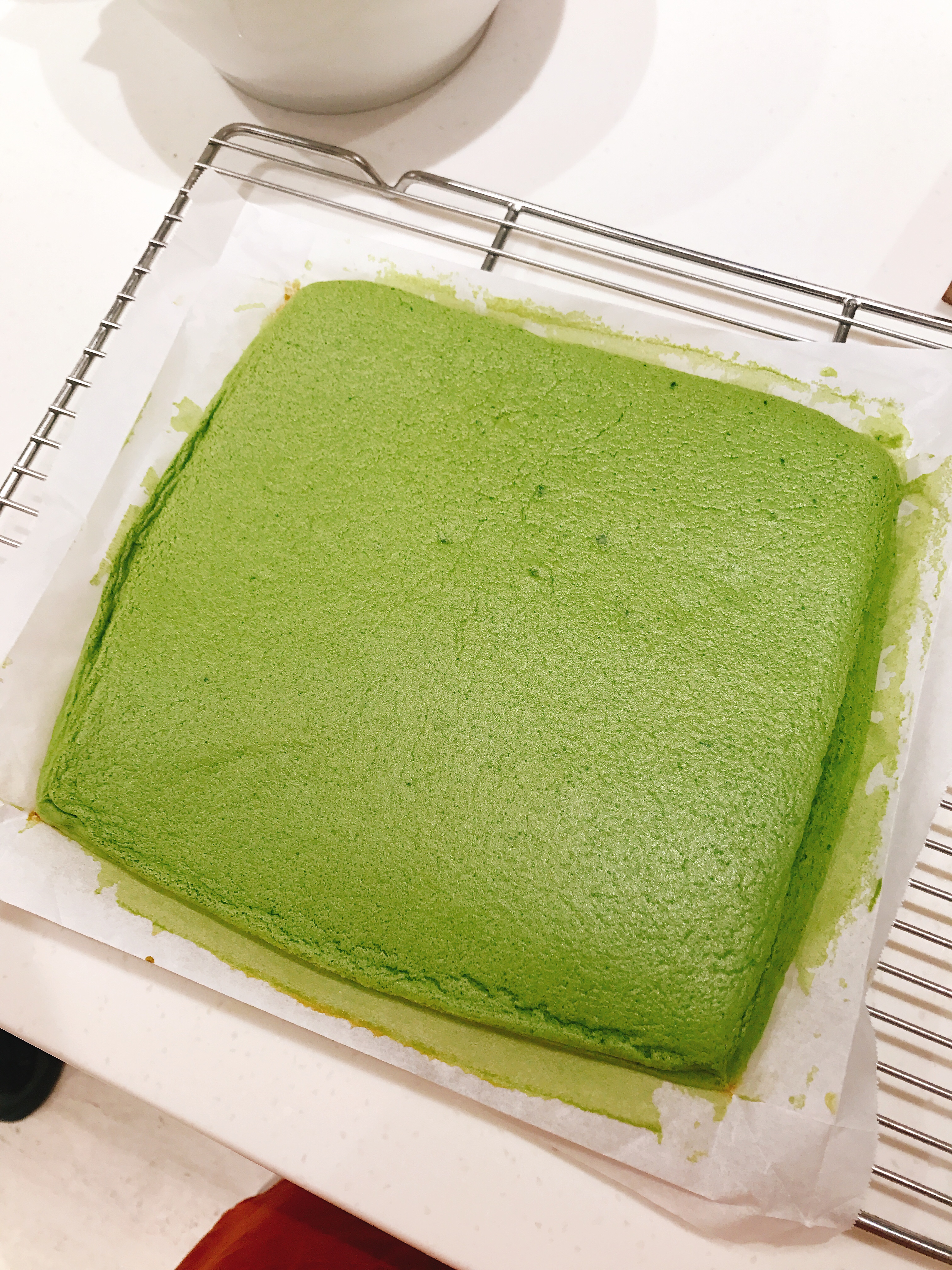 【ABC Cooking】抹茶红豆蛋糕卷的做法 步骤16