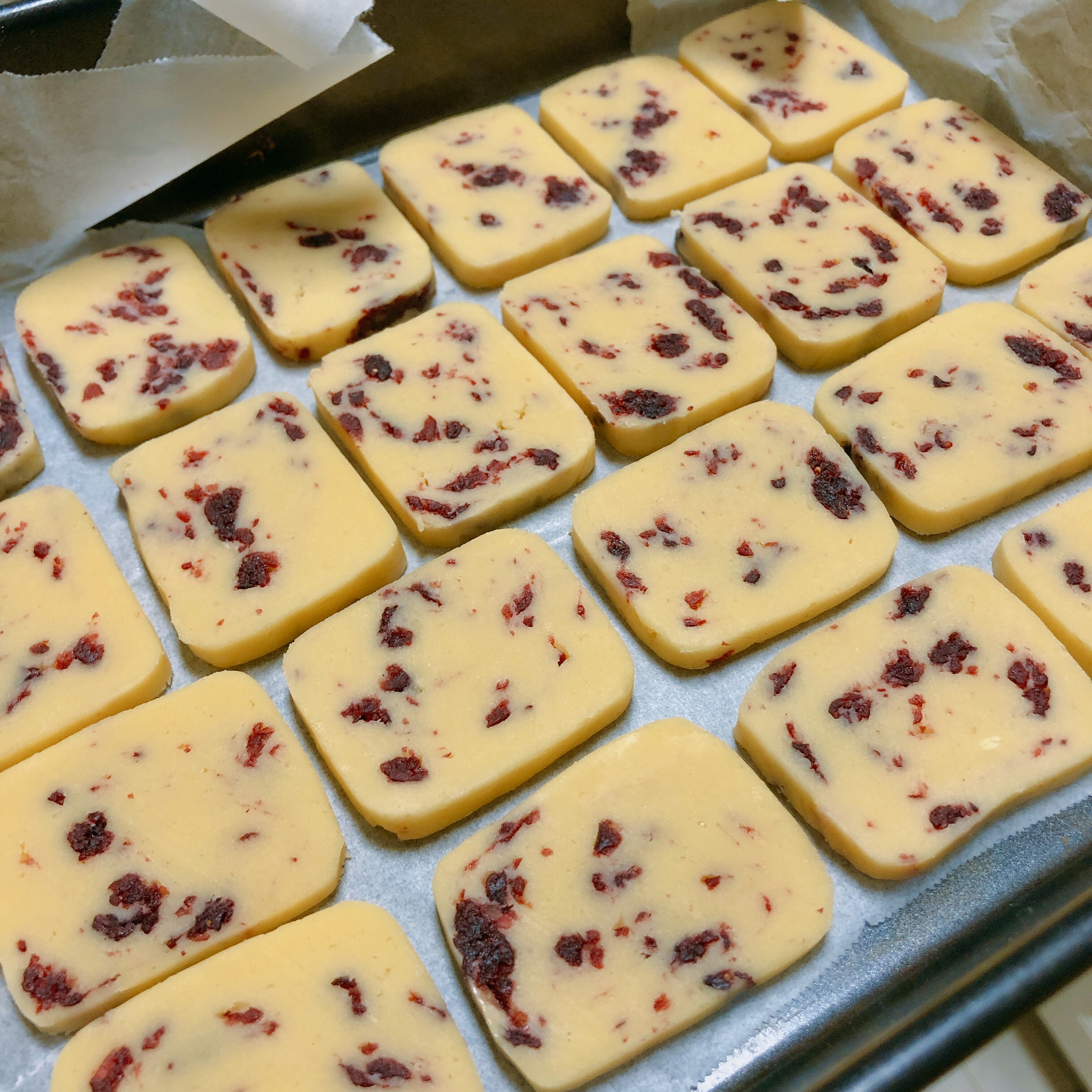 酥脆蔓越莓饼干的做法