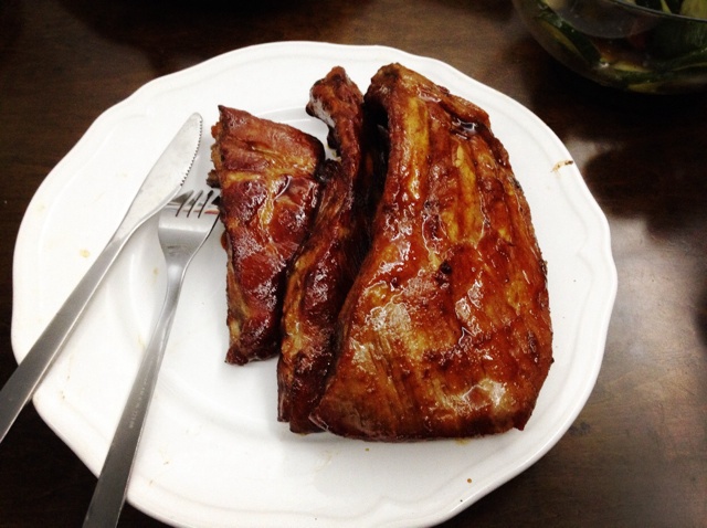 蜜汁烤肋排