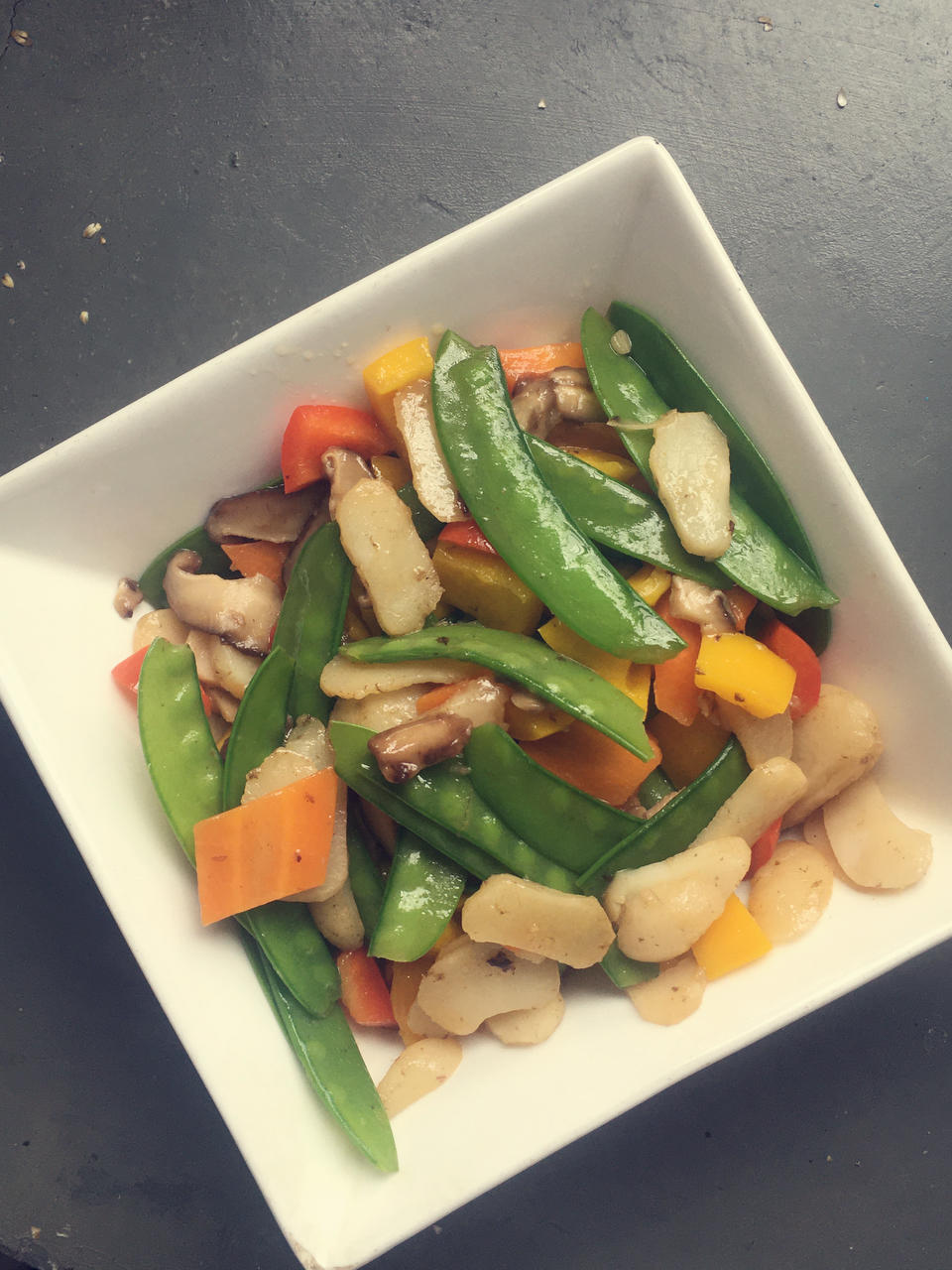 香菇豌豆炒马蹄