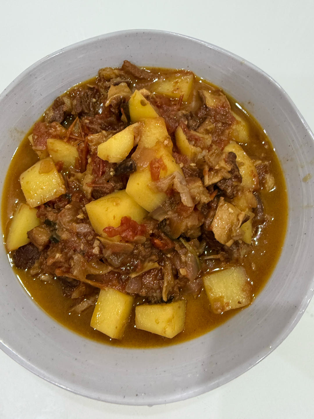 番茄土豆炖牛腩