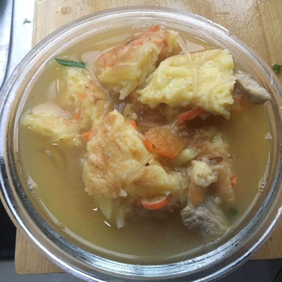 煎马铃薯汤