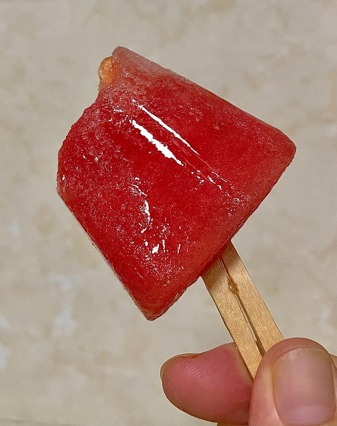 纯手工制作西瓜冰棒