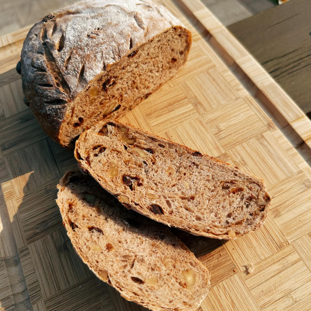 红枣核桃软欧包