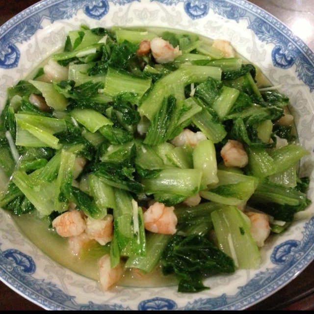虾仁油菜