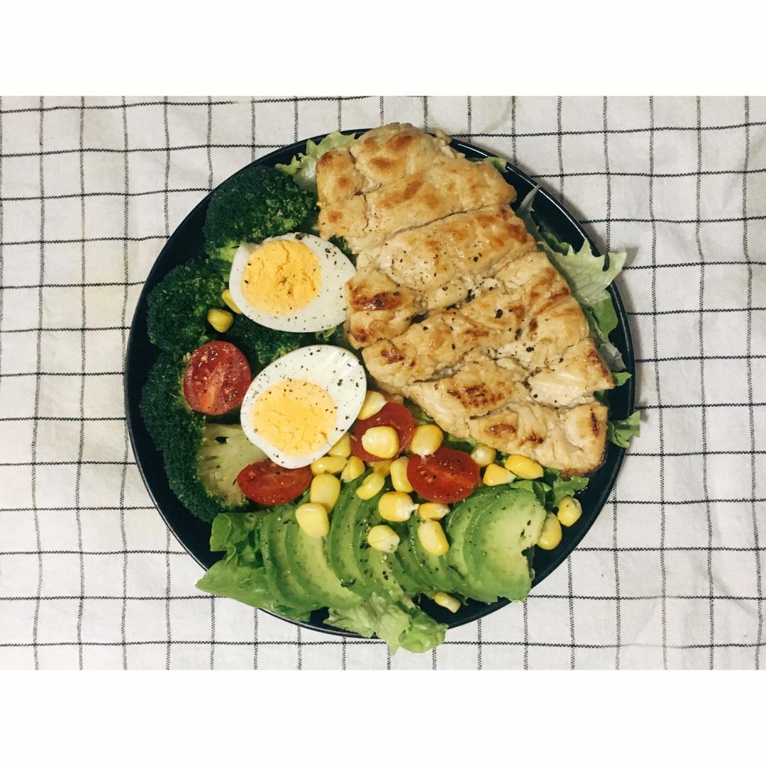 健身沙拉鸡胸肉健身沙拉