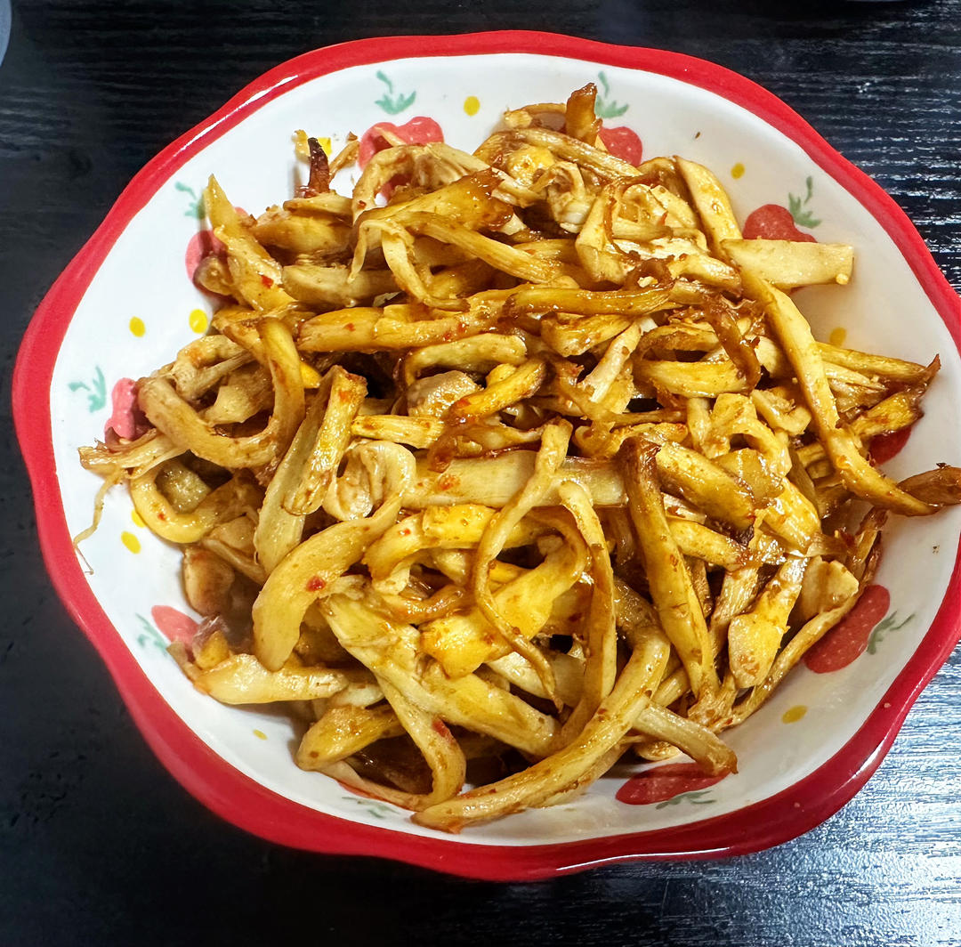 给肉都不换‼️低脂低卡零食‼️空气炸锅烤杏鲍菇‼️好吃到停不下来