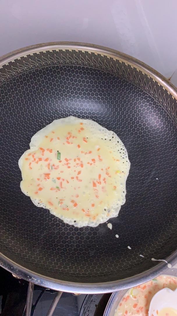 简单快手蔬菜鸡蛋煎饼