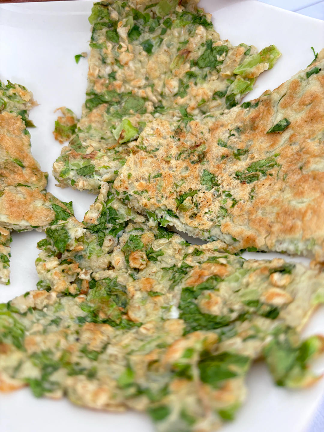 燕麦鸡蛋饼--减脂餐