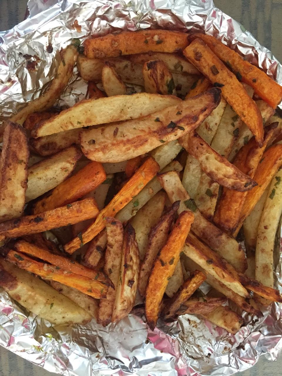 “炸”薯条（空气炸锅版）