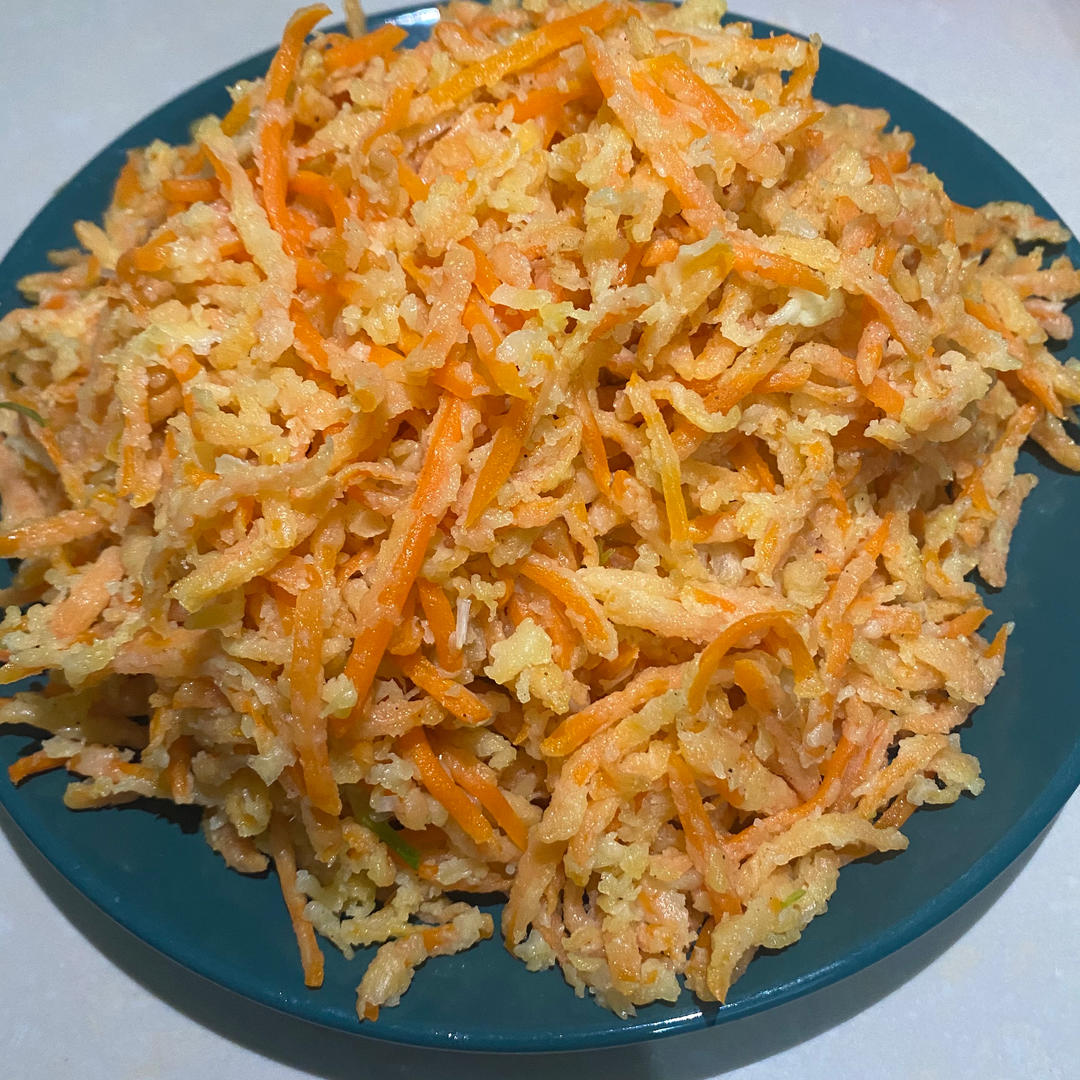 成功率超高的粉蒸胡萝卜丝