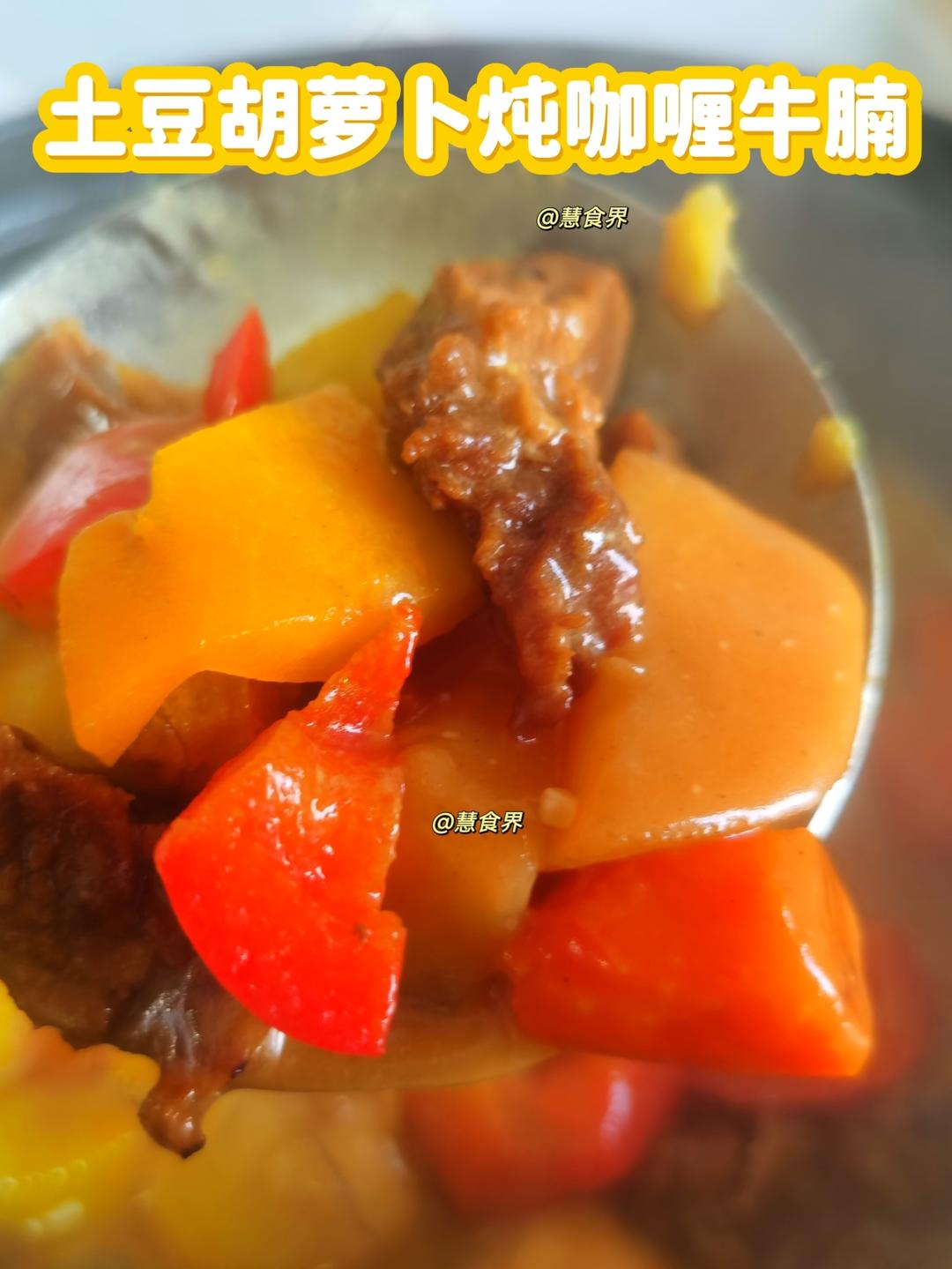 土豆胡萝卜炖咖喱牛腩