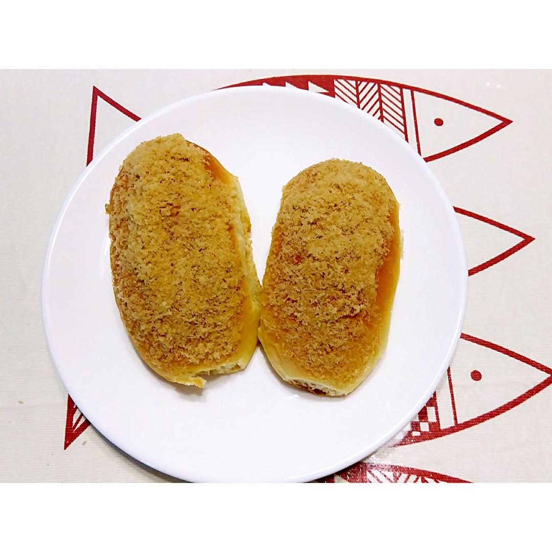 肉松面包（金大旺）附沙拉酱做法和肉松做法