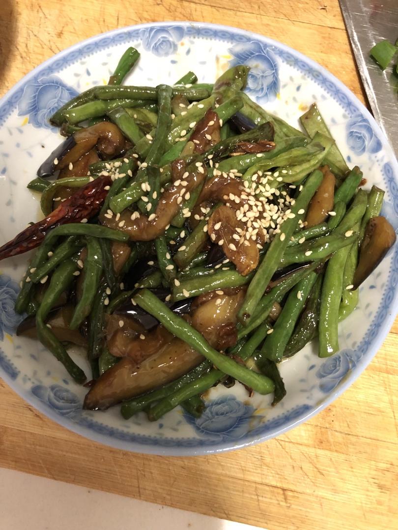 豆角烧茄子