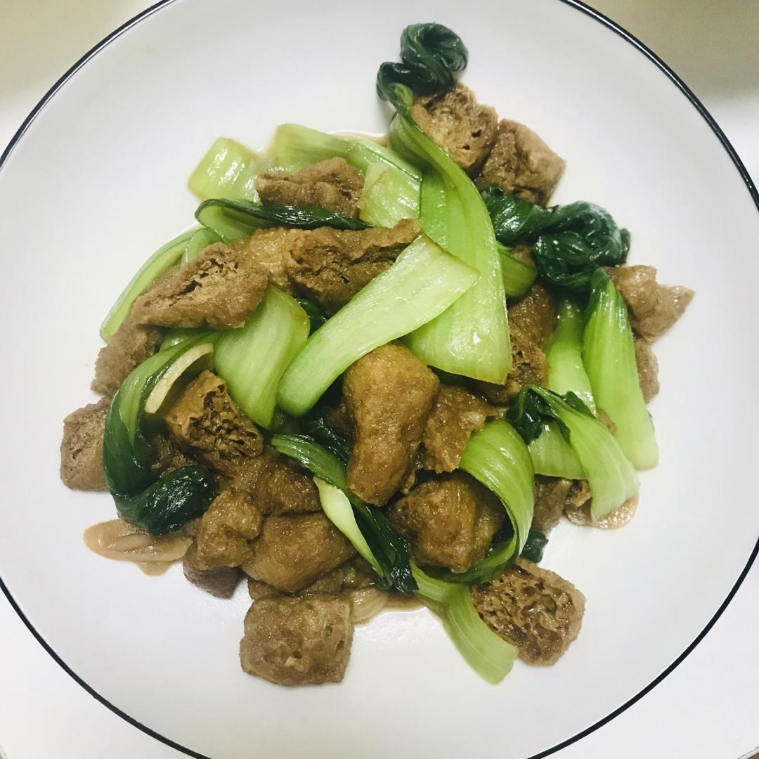 青菜油豆腐