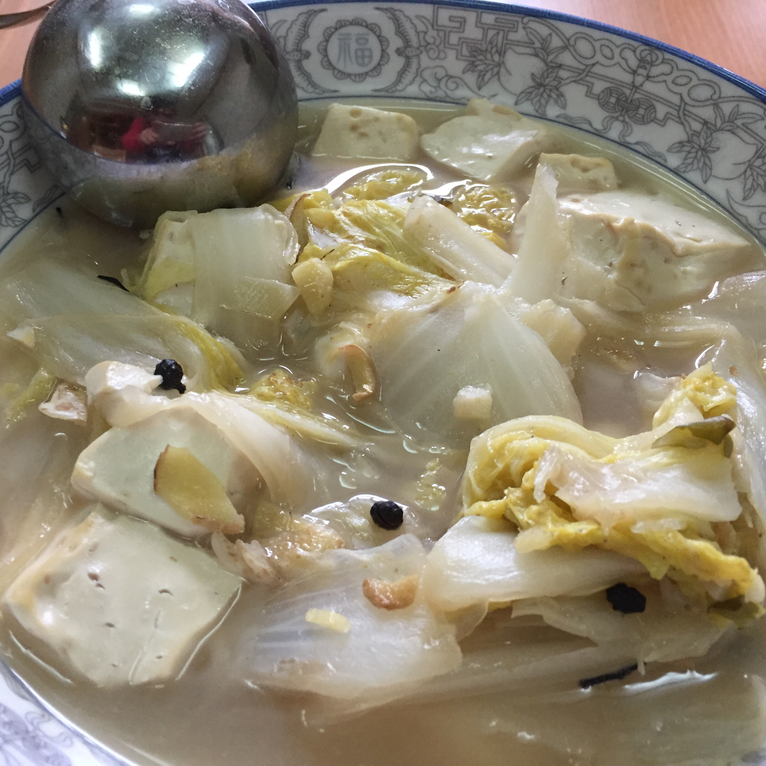 白菜炖豆腐