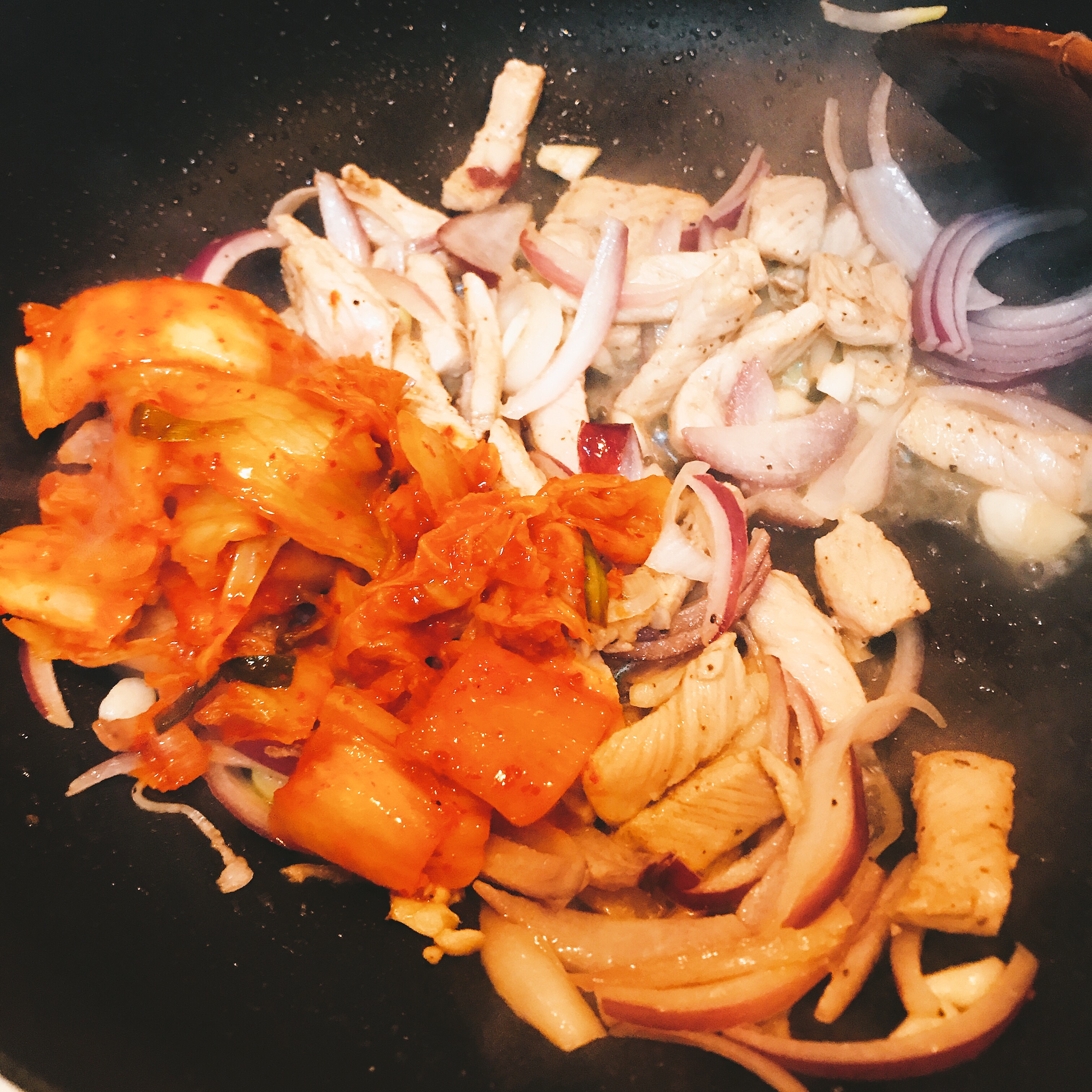 太太太好吃下饭的韩式泡菜猪肉豆腐汤！的做法 步骤5