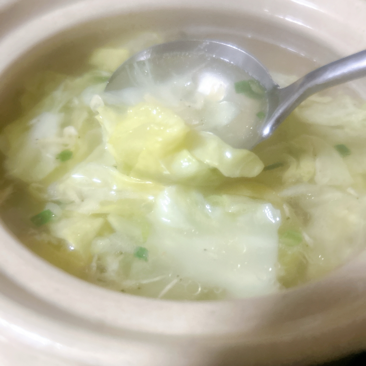 鲜味十足的虾皮白菜汤
