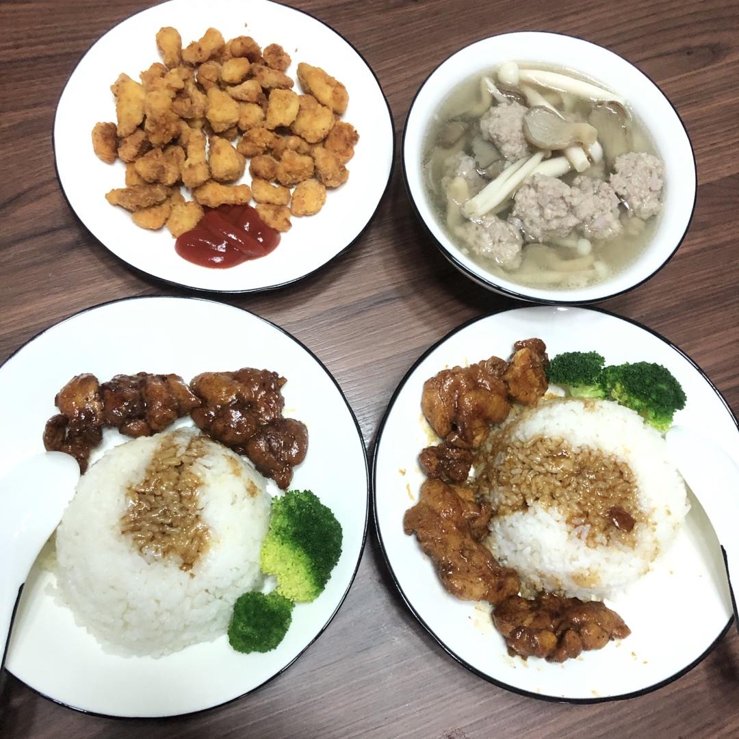 照烧鸡腿饭