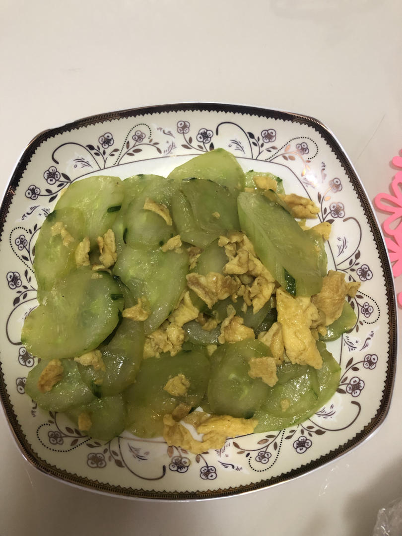 黄瓜炒鸡蛋