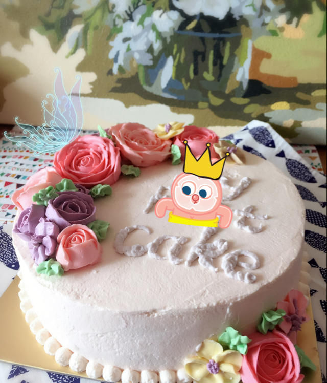 小麦子自创韩式裱花奶酪霜