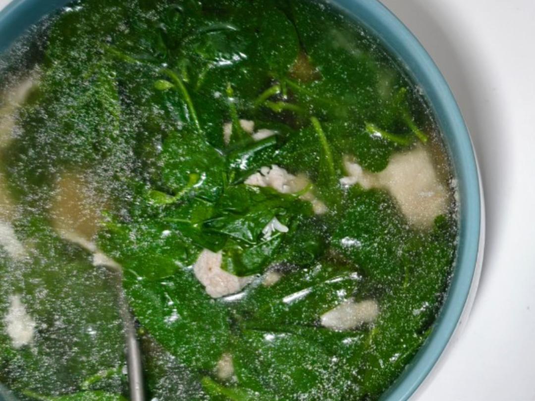 春日尝鲜汤（枸杞叶瘦肉汤）